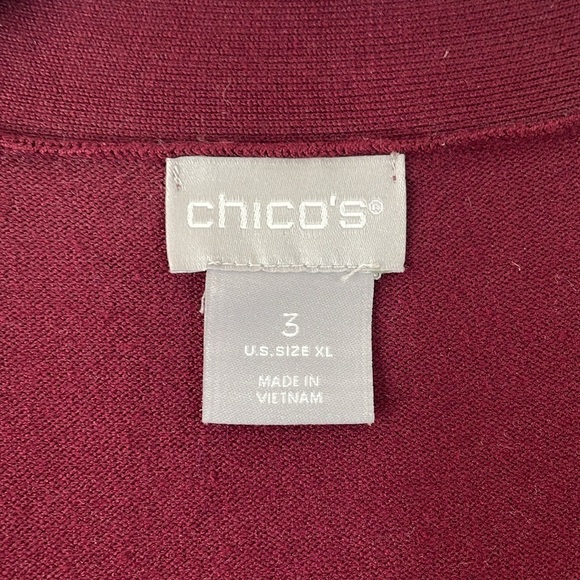 NWOT Chico’s Long Sleeve Cardigan Size XL - Picture 6 of 12